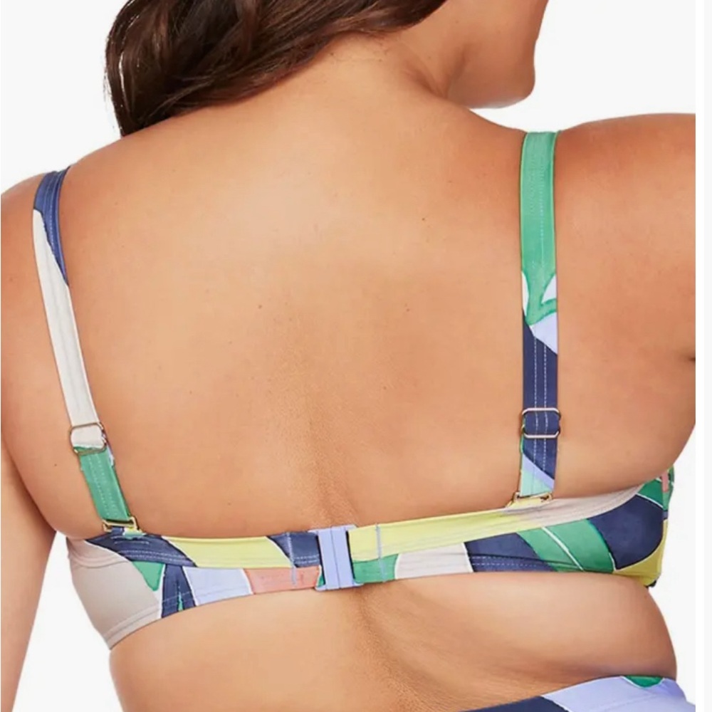 🌼 ARTESANDS  LAV BOTTICELLI UNDERWIRE BIKINI TOP D/DD CUP‎  NWT - Picture 4 of 8